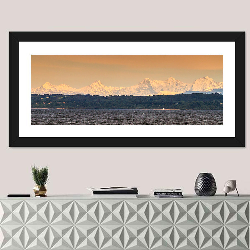 Lake Neuchatel Golden Hour Wall Art