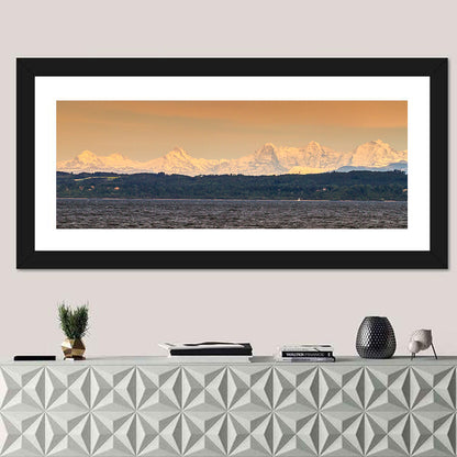 Lake Neuchatel Golden Hour Wall Art
