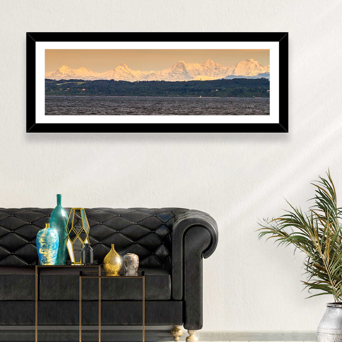 Lake Neuchatel Golden Hour Wall Art