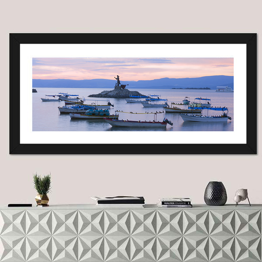 Lake Chapala Islet Sunrise Wall Art