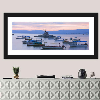 Lake Chapala Islet Sunrise Wall Art