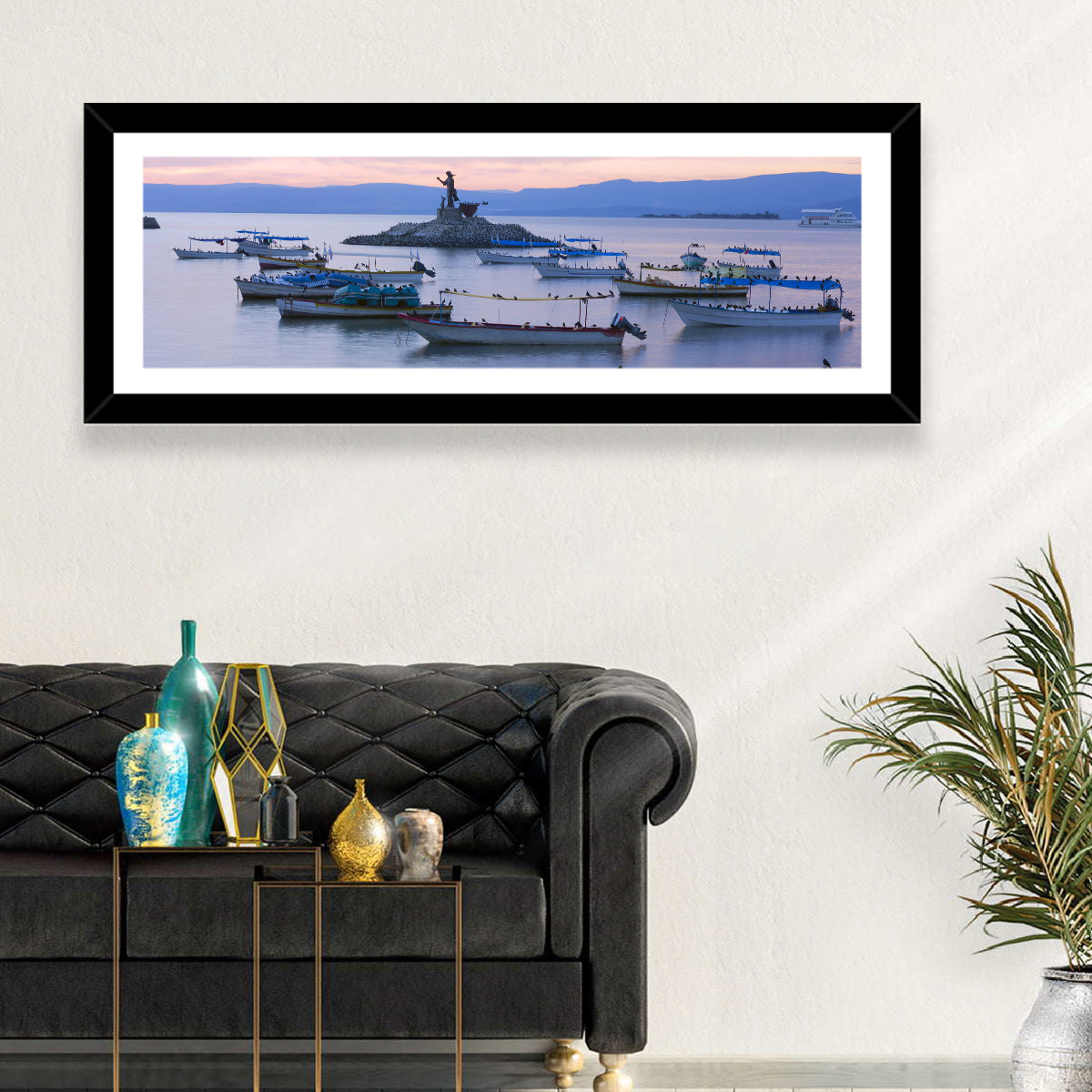Lake Chapala Islet Sunrise Wall Art