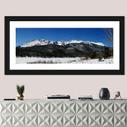 Pikes Peak Winter View Wall Art