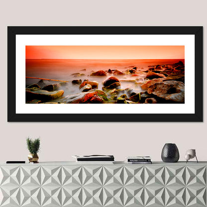 Lake Shore Sunset Wall Art