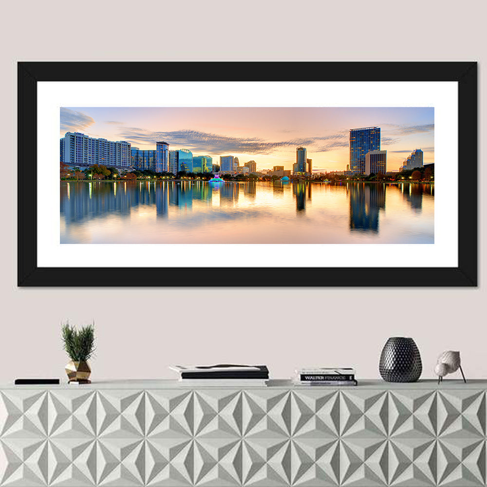 Orlando Skyline at Dusk Wall Art