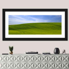 Rolling Green Hill with Blue Sky Wall Art