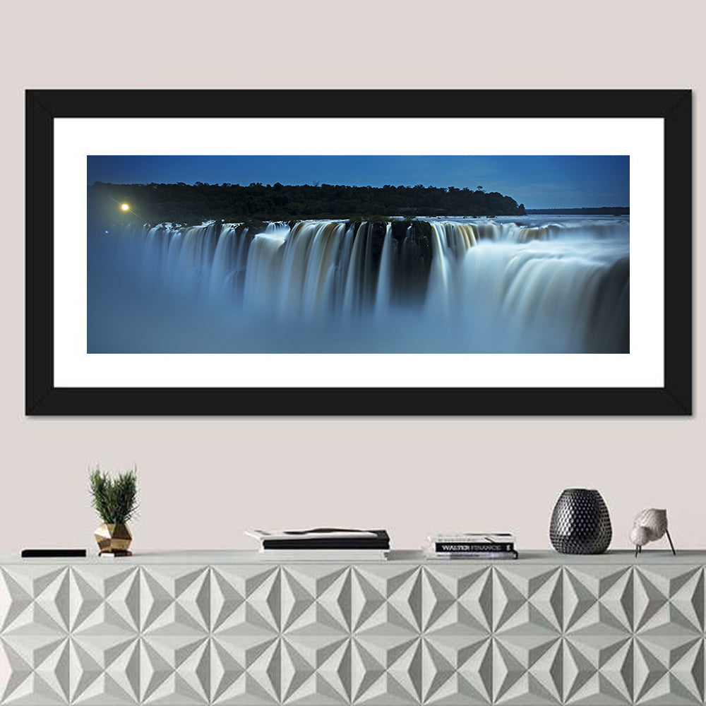 Moonlit Iguazu Falls Wall Art