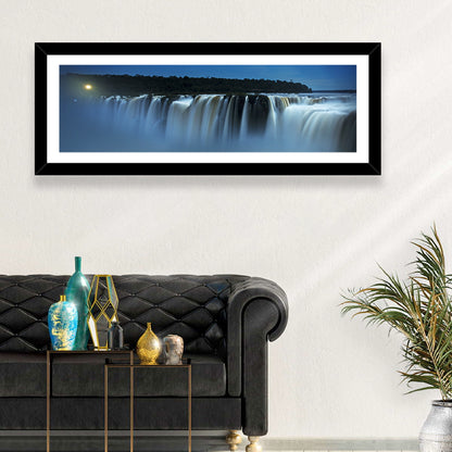 Moonlit Iguazu Falls Wall Art