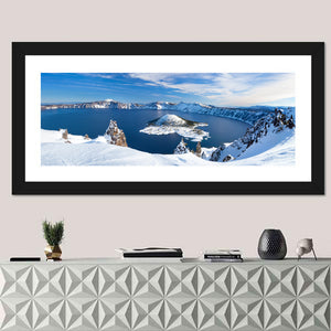 Crater Lake Volcano Wall Art