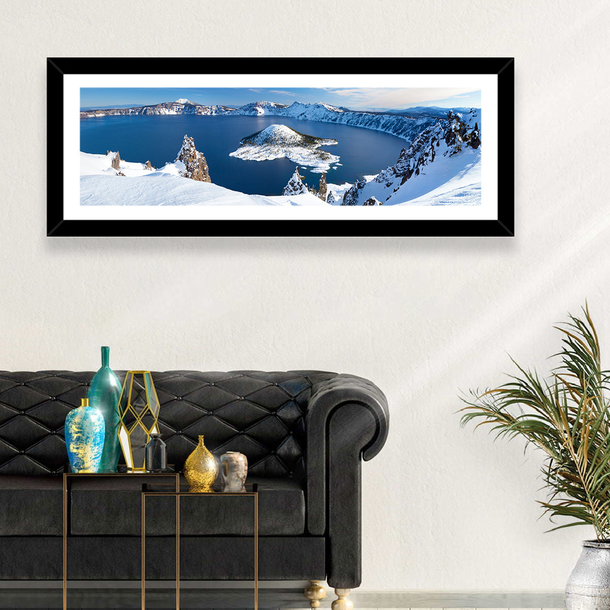 Crater Lake with Wizard Island Wall Art