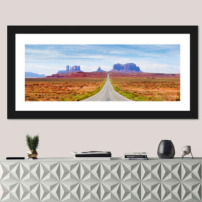 Highway 163 Into Monument Valley Wall Art