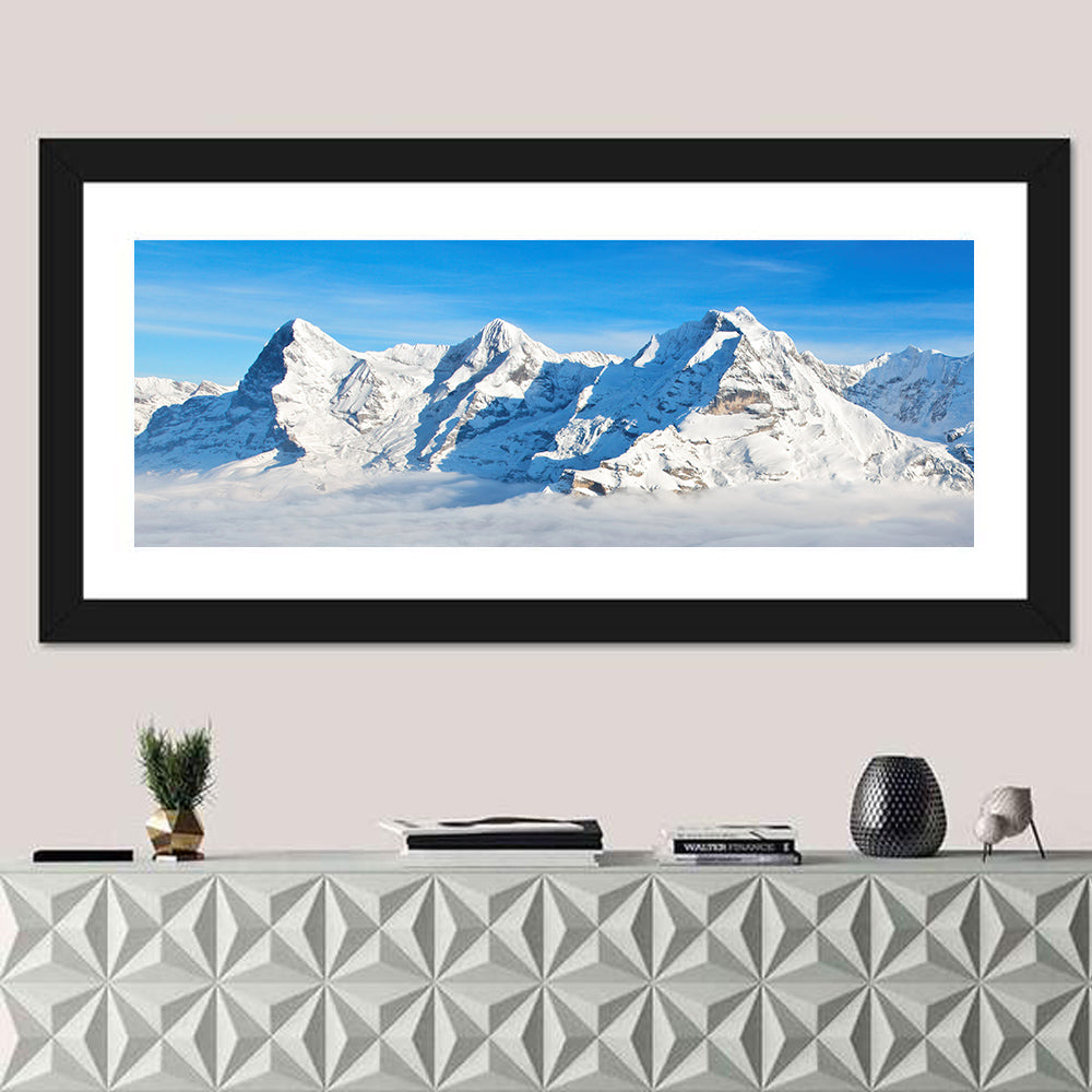 Eiger, Mönch and Jungfrau Peaks Wall Art