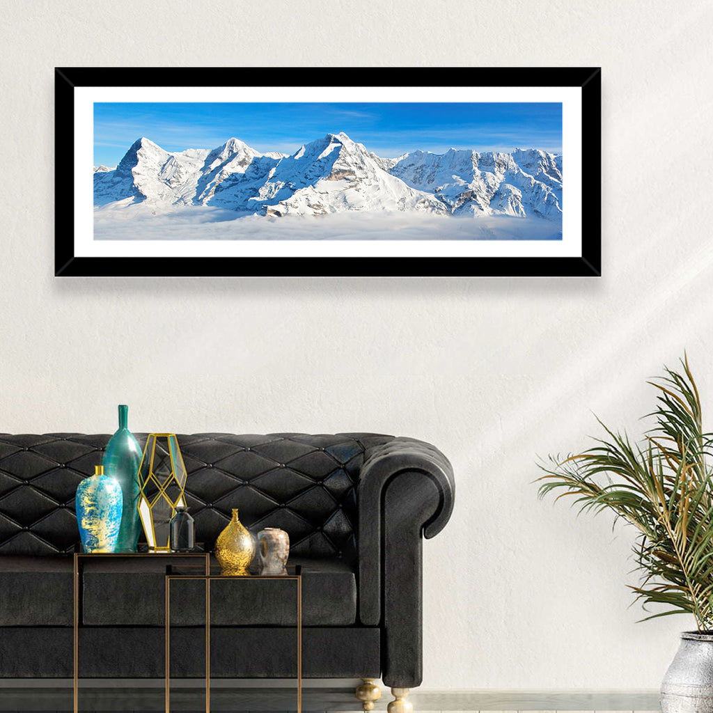 Eiger, Mönch and Jungfrau Peaks Wall Art