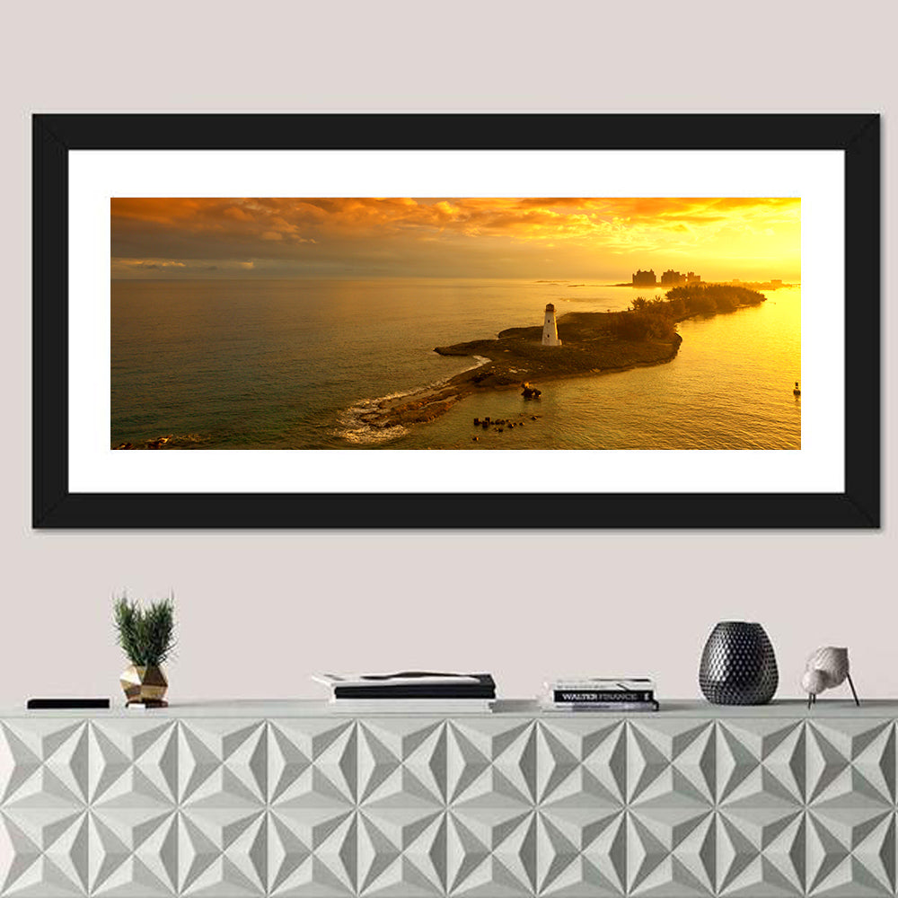 Nassau Lighthouse at Golden Hour Wall Art