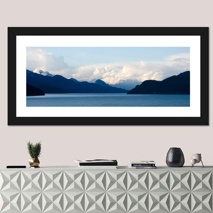 Harrison Lake Morning Clouds Wall Art