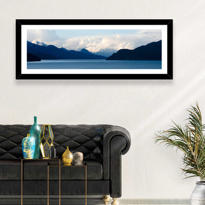 Harrison Lake Morning Clouds Wall Art