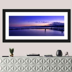 Lake Balaton Twilight Pier Wall Art