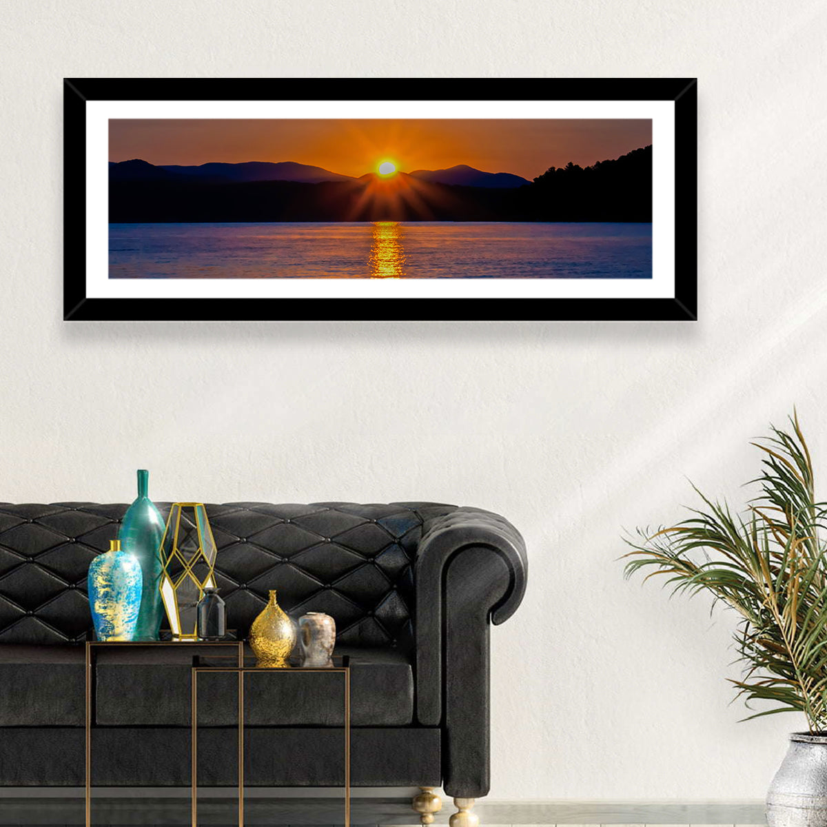 Lake Jocassee Golden Sunrise Wall Art