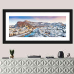Salzburg Winter Skyline Wall Art