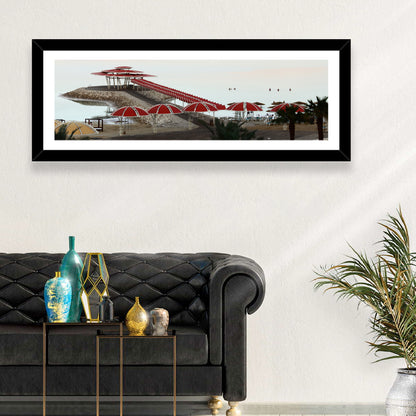 Ein Bokek Dead Sea Boardwalk Wall Art