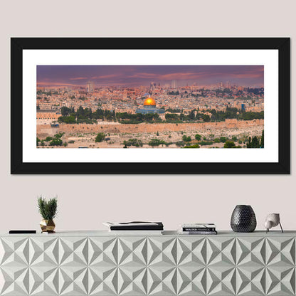Jerusalem Golden Dome at Dusk Wall Art
