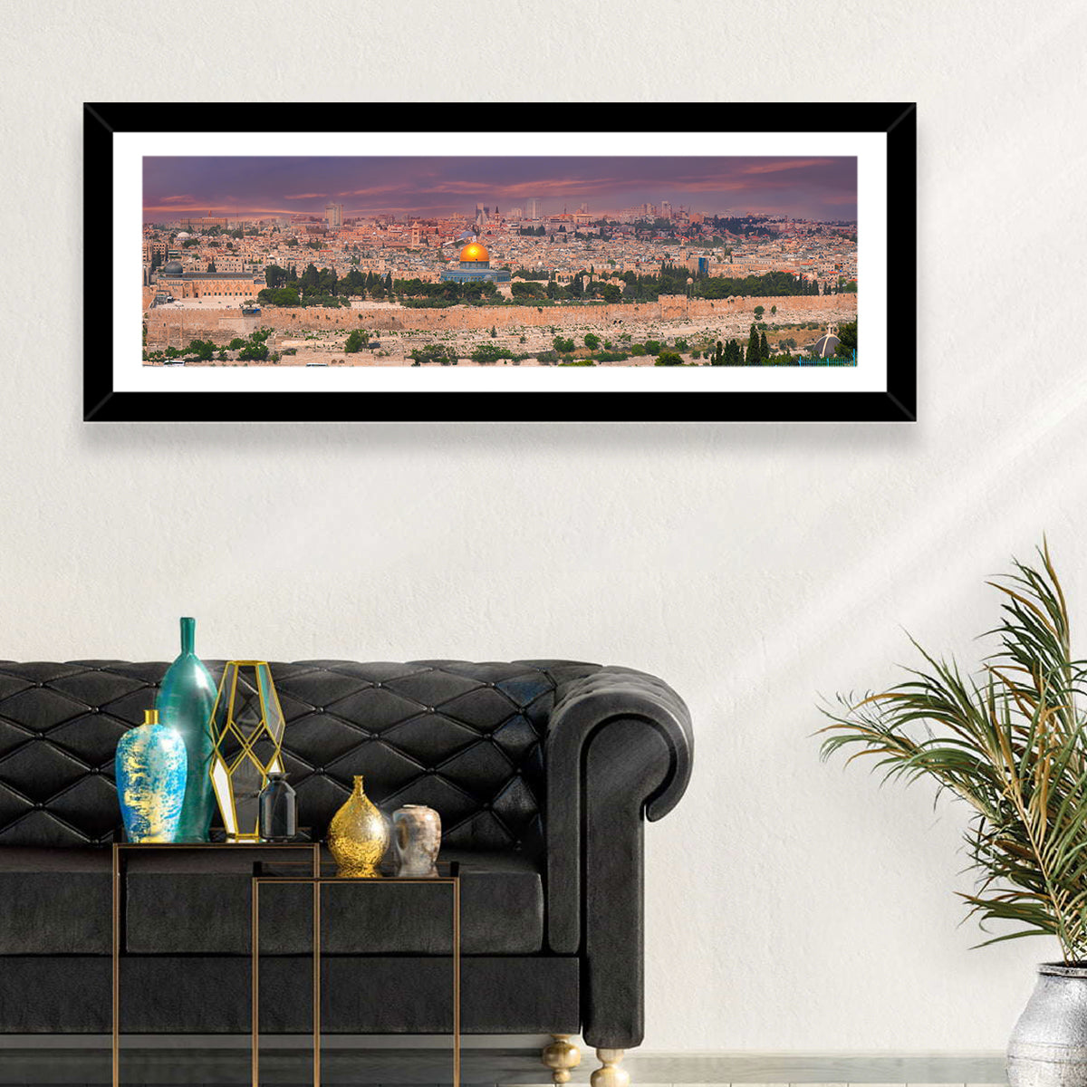 Jerusalem Golden Dome at Dusk Wall Art