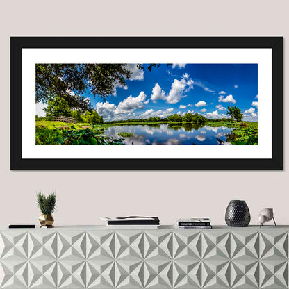 Brazos Bend Lake Reflection Wall Art