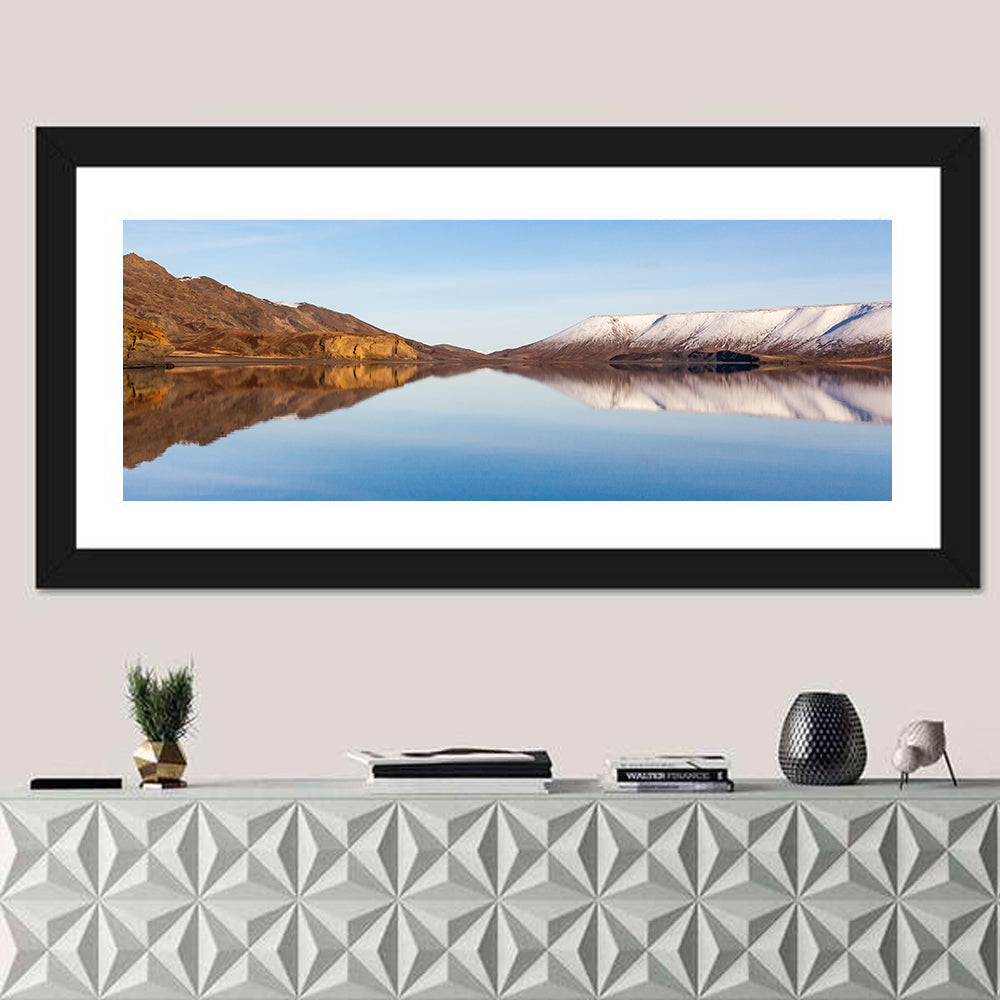 Lake Kleifarvatn Reflection Wall Art