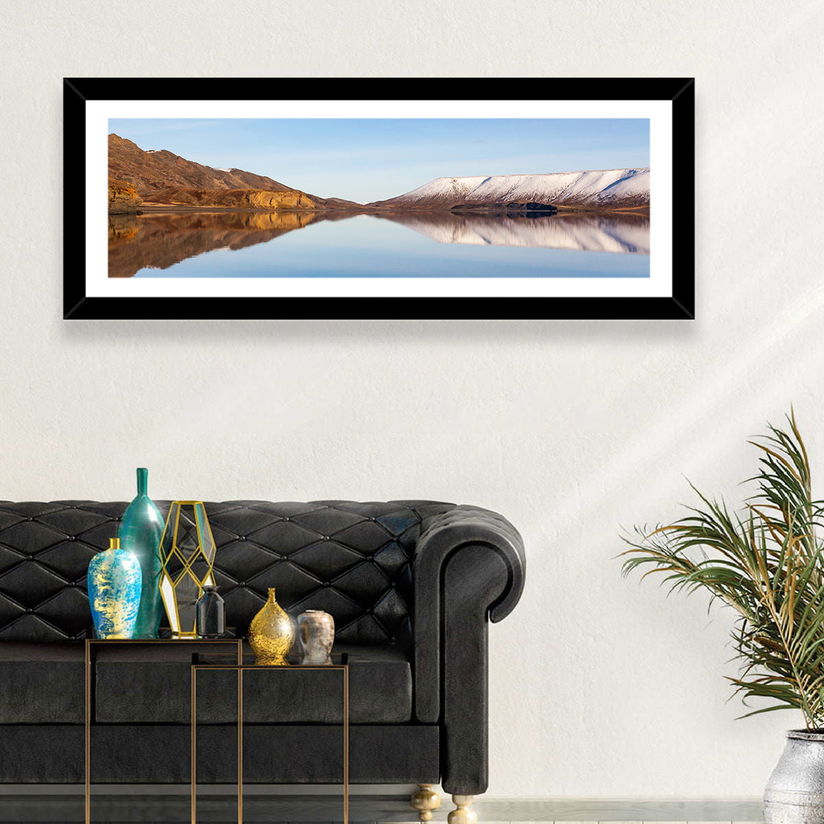 Lake Kleifarvatn Reflection Wall Art