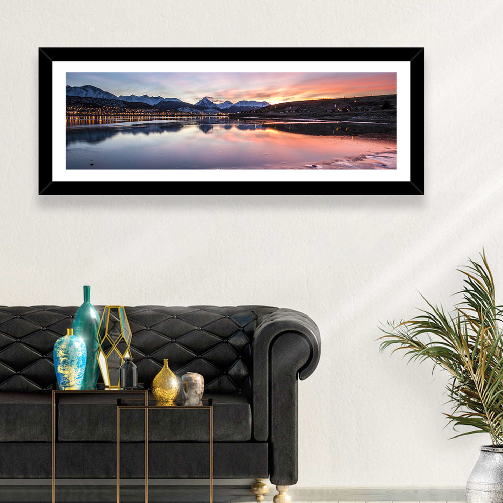 Ushuaia Twilight Reflection Wall Art