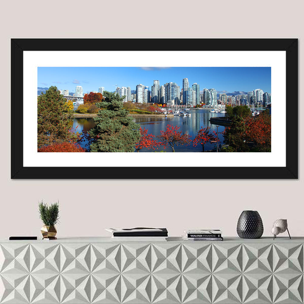 Vancouver Autumn Skyline Wall Art