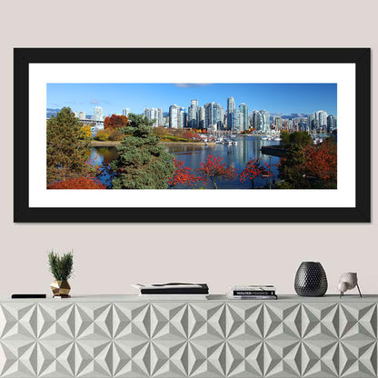 Vancouver Autumn Skyline Wall Art