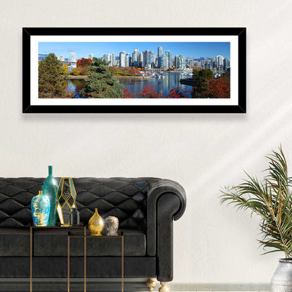 Vancouver Autumn Skyline Wall Art