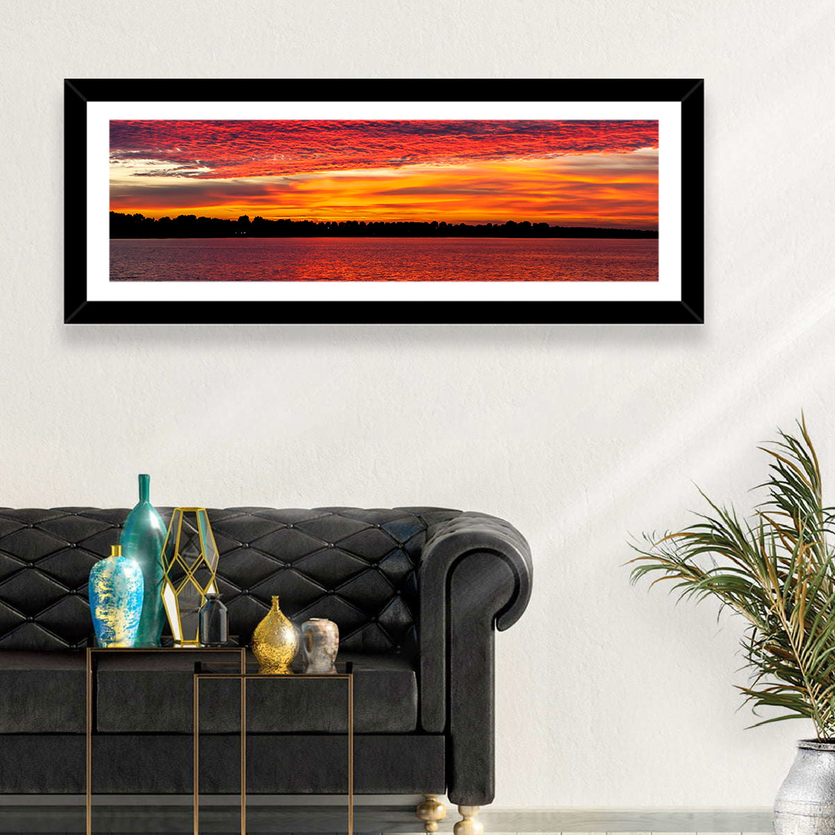 Lake Ijssel Dusk Reflection Wall Art