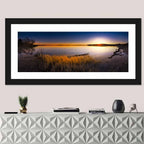 Benbrook Lake Sunset Wall Art