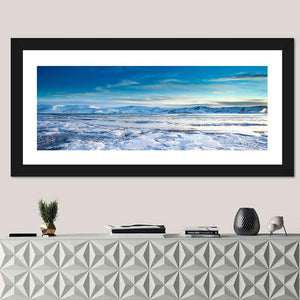 Lake Kleifarvatn Winter Wall Art