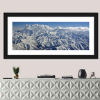 Snow-capped Afghan Mountains Wall Art