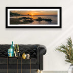 Roatan Pier Sunset Wall Art