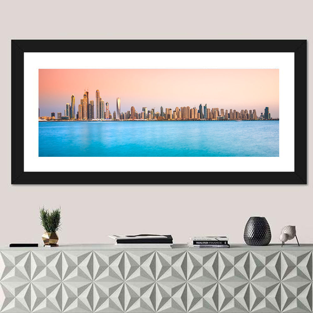 Dubai Marina Skyline Wall Art