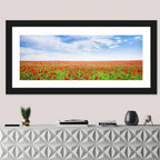Red Poppy Field Wall Art