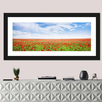 Red Poppy Field Wall Art