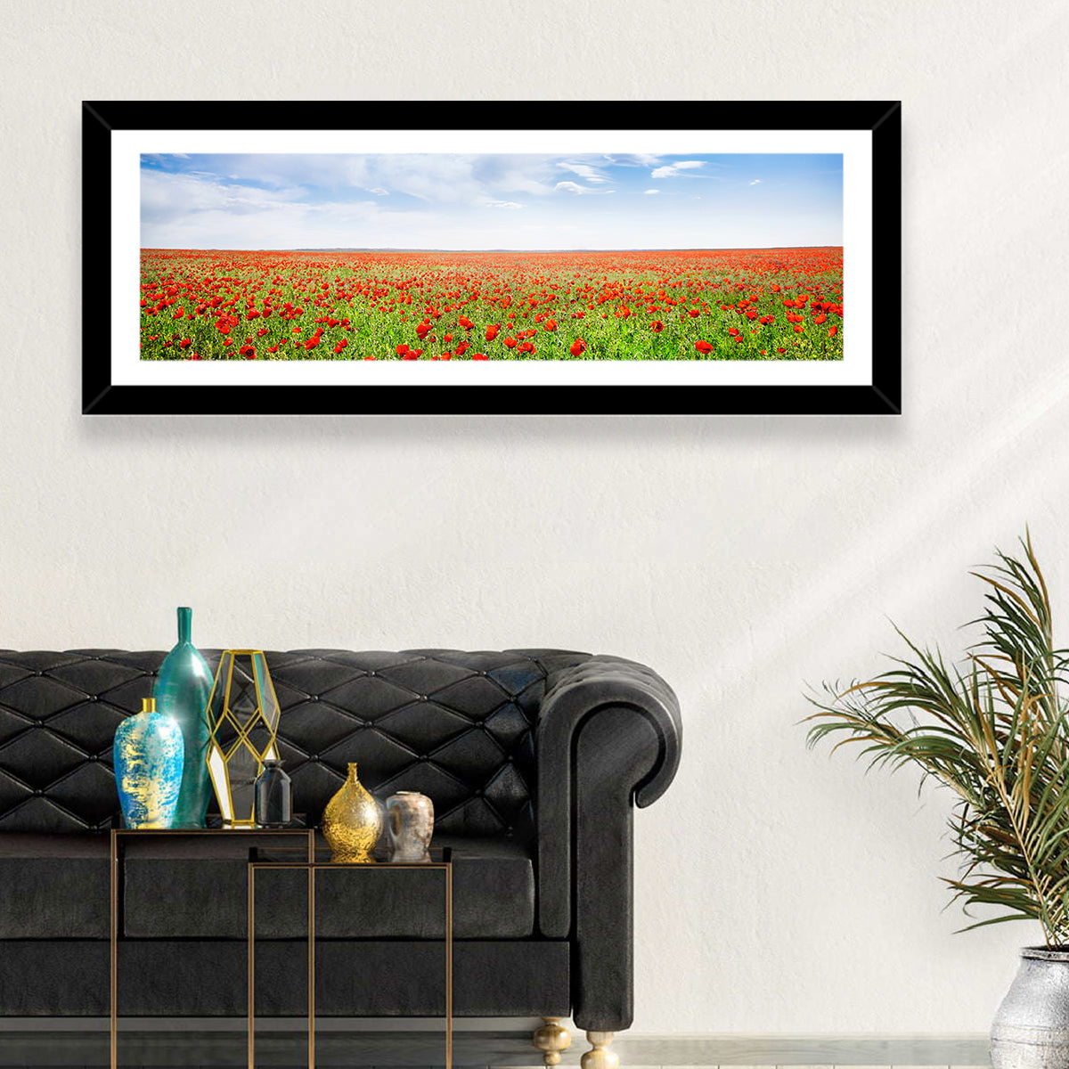 Red Poppy Field Wall Art