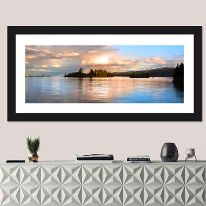 Flathead Lake Golden Hour Wall Art
