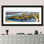 Riga Daugava River View Wall Art