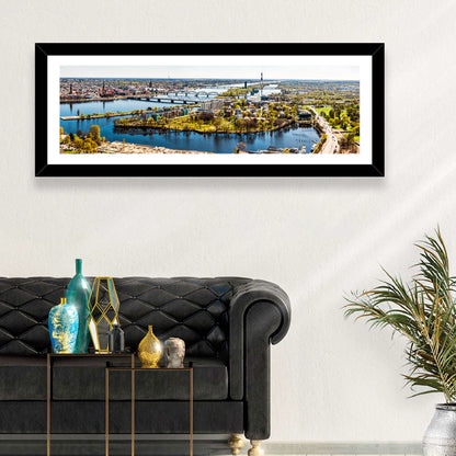 Riga Daugava River View Wall Art