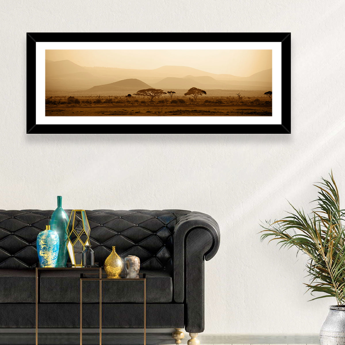 Hazy Savannah at Dawn Wall Art