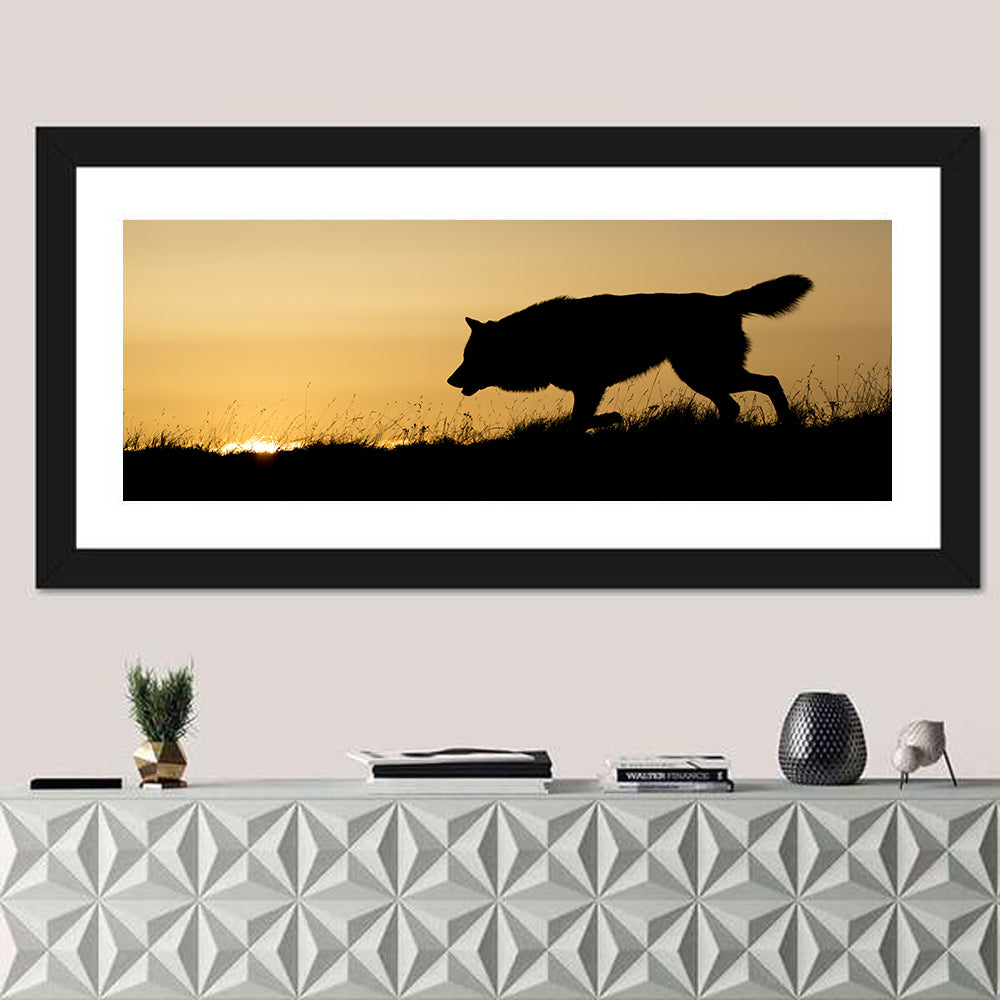 Hunting Wolf Wall Art