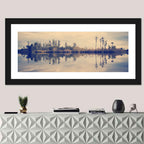 Sunset Over Forest Lake Wall Art