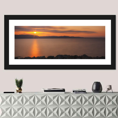 Lake Pepin Golden Sunrise Wall Art