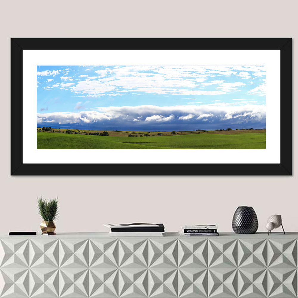 Storm Clouds Over Iowa Fields Wall Art